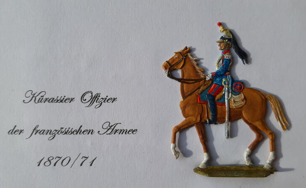 Offizier der französischen Kürassiere 1870/71