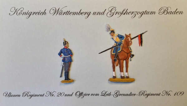 Königreich Württemberg und Großherzogtum Baden um 1900
