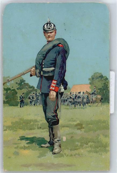 18.8.1870 Hessische Infanterie am Bois de la Cusse