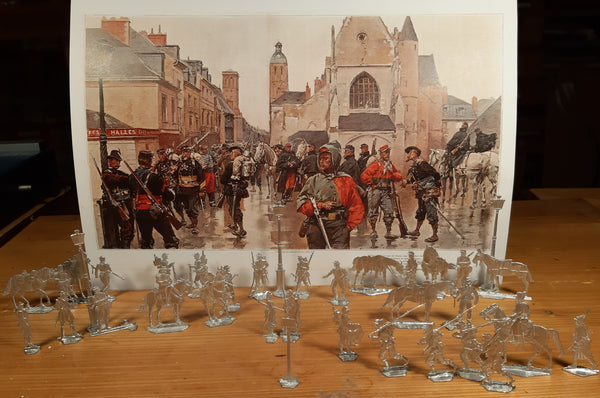 1870/71 Frankreichs Mobilgarde, Garibaldini, Jaeger, Freischaerler