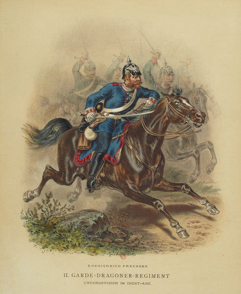 Kavallerie Uniformen 1870 und nachfolgende Kaiserzeit