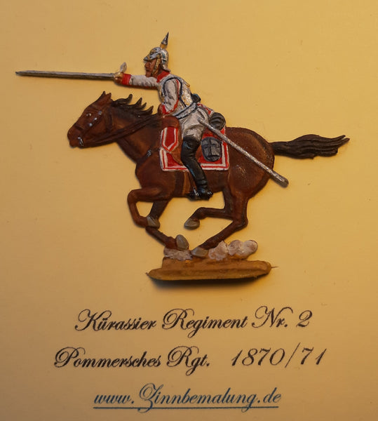 Preussischer Kürassier 1870 vom 2. Regiment