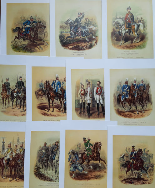Kavallerie Uniformen 1870 und nachfolgende Kaiserzeit