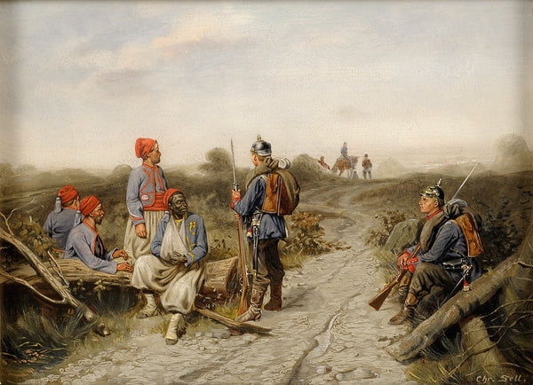 1870 gefangene Turkos und Zuaven