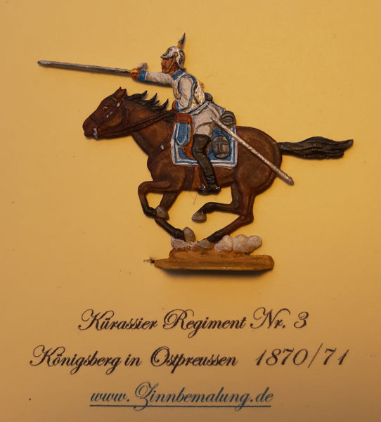 Preussischer Kürassier 1870 vom 3. Regiment