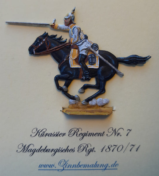 Preussischer Kürassier 1870 vom 7. Regiment