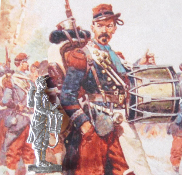Preussische Jäger decken die Artillerie vor französischer Linieninfanterie
