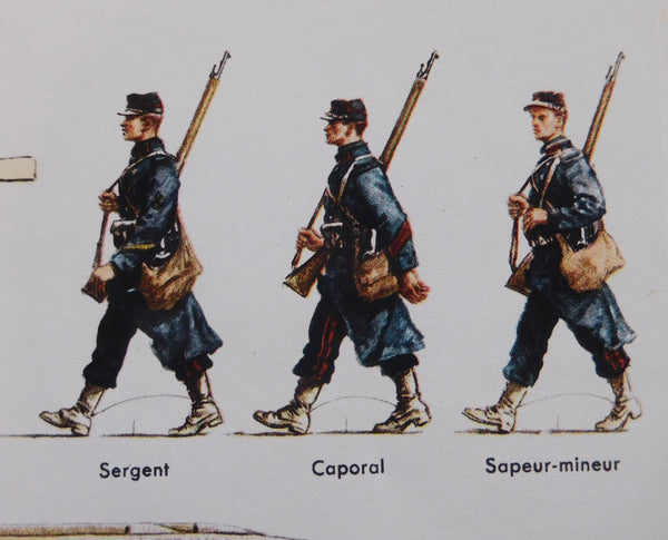 Die französische Armee im August 1914 auf 8 Tafeln von Jean Auge