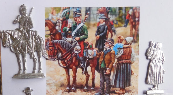 Jäger vom 11. Regiment erreichen am 24. Juli 1870 Fröschweiler