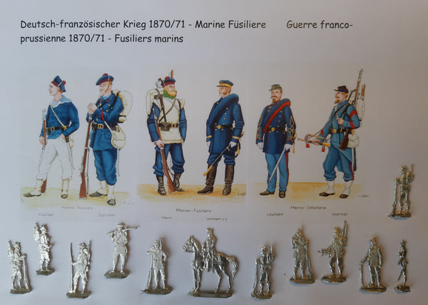 Französische Marine Einheiten 1870